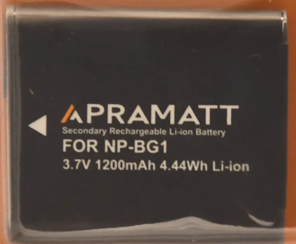 APRAMATT Lithium-ion Battery 3.7V 1200mAh for Sony NP-BG1
