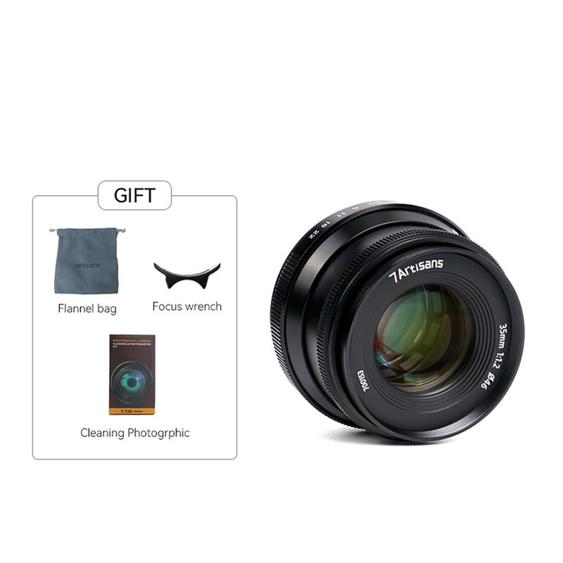 7artisans Photoelectric Standard Prime Lens 35mm f/1.2 Mark II APS-C X-mount A803B-II