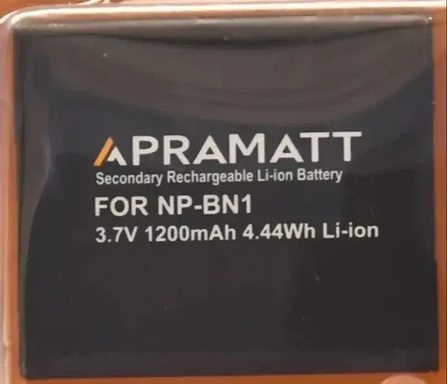 APRAMATT Lithium-ion Battery 3.7V 1200mAh for Sony NP-BN1