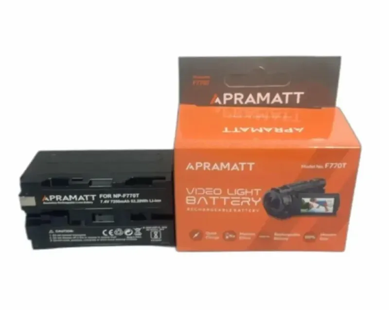 APRAMATT Lithium-ion Battery 7.4V 7200mAh for Sony NP-F770T