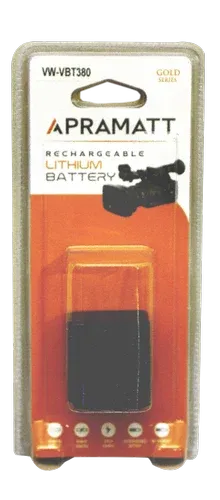 APRAMATT Lithium-ion Battery 3.7V 12000mAh Full Decoded Gold for Panasonic VW-VBT380