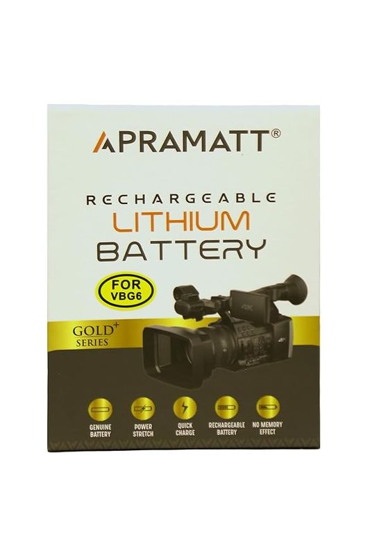 APRAMATT Lithium-ion Gold Battery 7.4V 14500mAh for Panasonic VW-VBG6