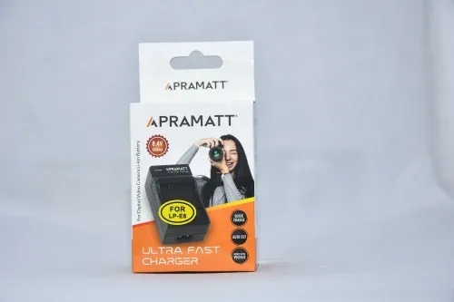 APRAMATT Ultra Fast Charger for Canon LP-E6