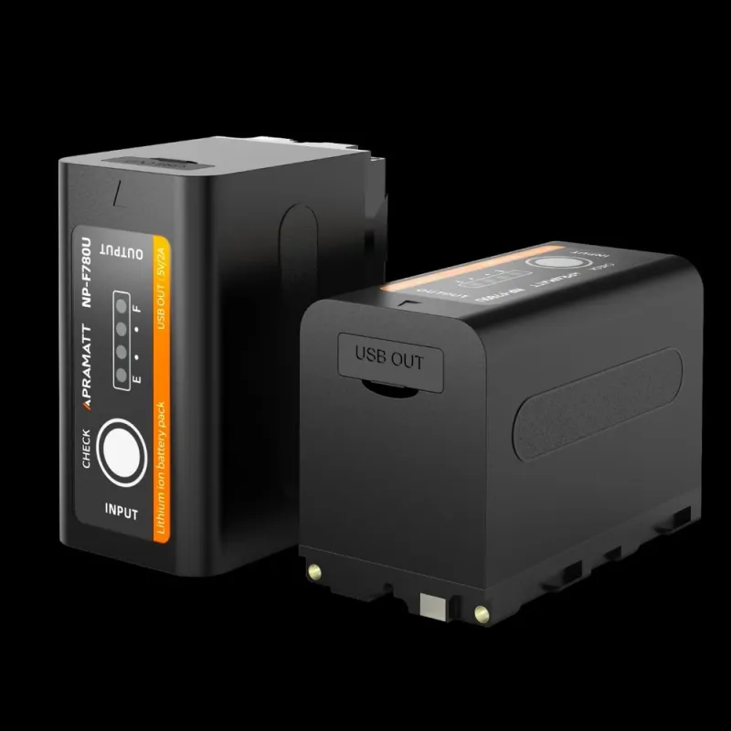 APRAMATT Lithium-ion Battery 7.4V 18500mAh with Indicator for Sony NP-F780U