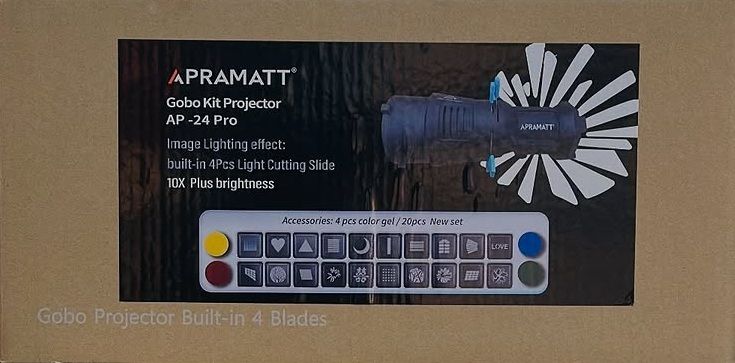 APRAMATT Gobo Kit Projector AP-24 Pro