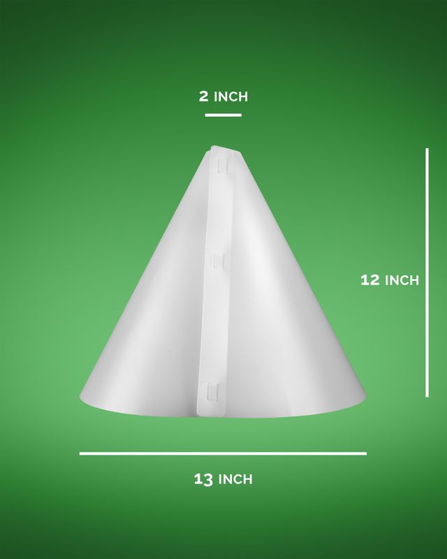 AriesX Apex Light Cone Small Diffuser 360-Degree for Product Photography AX-WU-LC