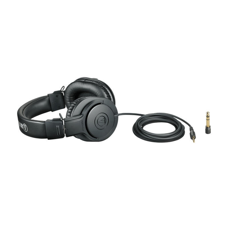 Audio-Technica Closed-Back Monitor Headphones 40mm Driver ATH-M20x