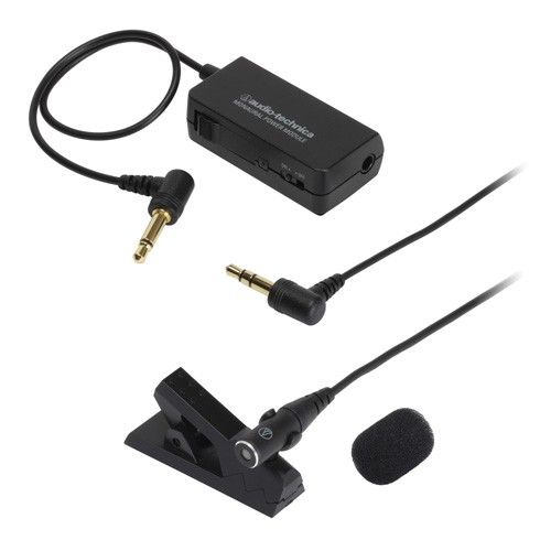 Audio-Technica Subminiature Mono Mini Electret Condenser Lavalier Microphone AT9903