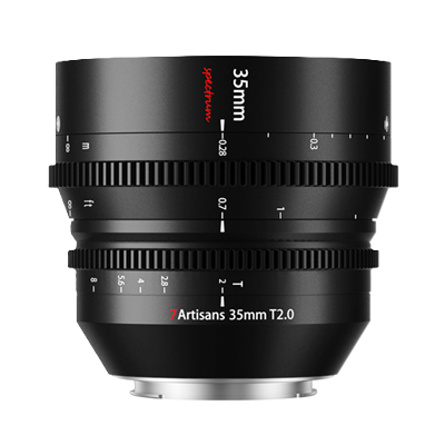 7artisans Photoelectric Spectrum Prime Cine Lens 35mm T2.0 Full Frame E-mount C401B