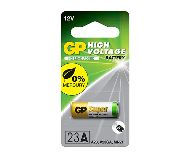 GP Alkaline Battery High Voltage 12V 55mAh 23AE