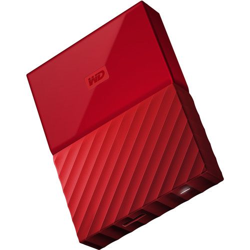 Western Digital External Portable Hard Drive 2TB USB 3.0 My Passport WDBYVG0020BRD (Red)