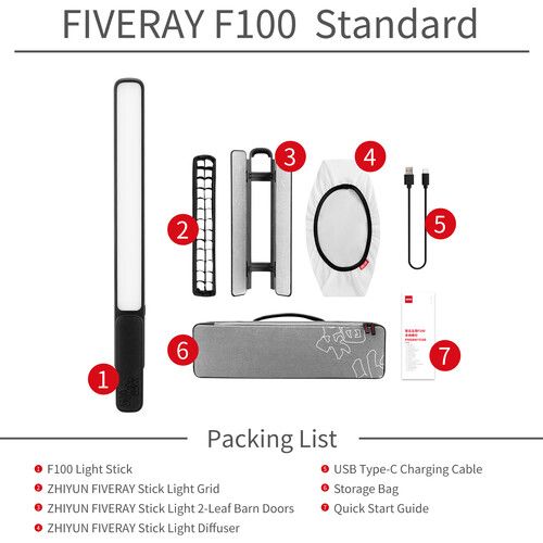 ZHIYUN LED Light Stick F100 C040008G1