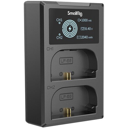 SmallRig Dual Battery Charger 4084 for Canon LP-E6NH