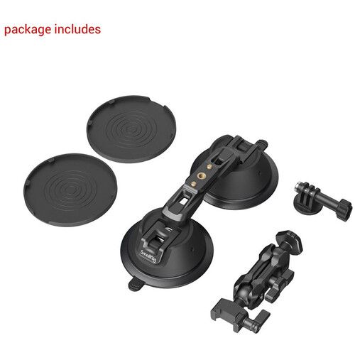 SmallRig Camera Mount Portable Dual Suction Cup SC-2K 3566