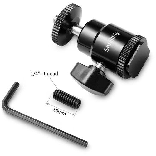 SmallRig Cold Shoe to 1/4inch Threaded Adapter 761
