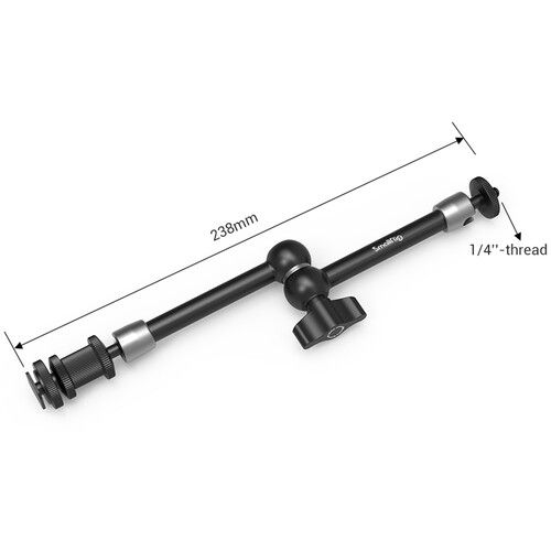 SmallRig Articulating Rosette Arm 11inch with Cold Shoe Mount 1498B