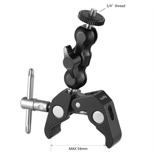 SmallRig Multi-functional Ballhead Clamp with 3.5inch Ball Head Arm 2164