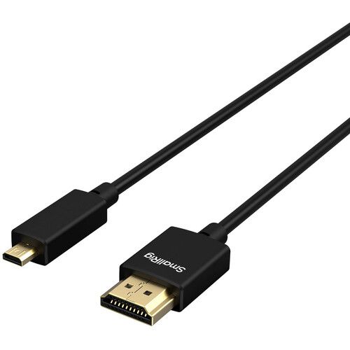 SmallRig Micro-HDMI to HDMI Data Cable (D to A) Ultra-Slim 4K 100cm 4795