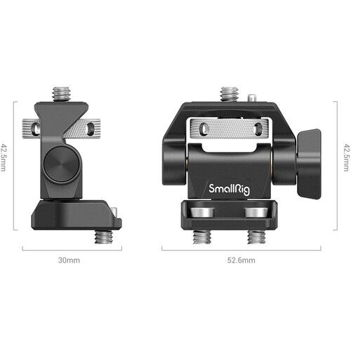 SmallRig Monitor Mount Swivel and Tilt Adjustable with Screws Mount 2904B