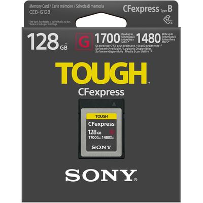 Sony Memory Card 128GB CFexpress Type B TOUGH CEB-G128