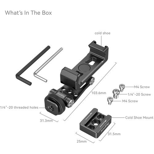 SmallRig Phone Holder 4301 for DJI RS Series Gimbals