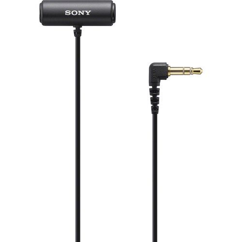 Sony Lavalier Microphone with 3.5mm TRS Connector Compact Stereo ECM-LV1