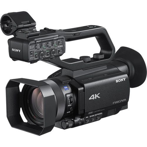 Sony Handheld Professional Camcorder 4K NXCAM with HDR Fast Hybrid AF HXR-NX80