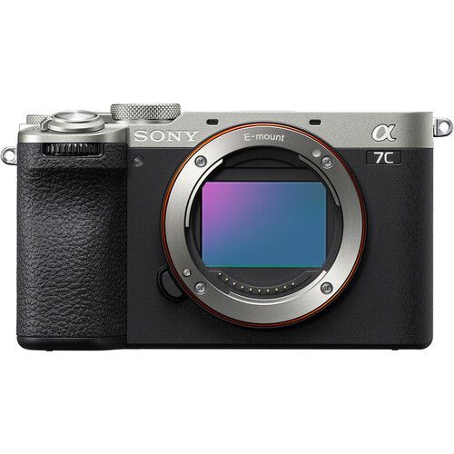Sony Mirrorless Camera Body 33MP 4K60p Full-Frame E-mount a7C II (Silver) for Vlogging and Creators