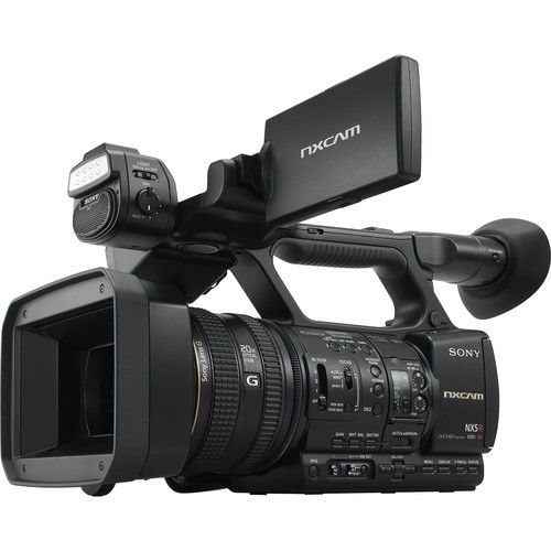Sony Handheld Professional Camcorder NXCAM with Built-In LED Light HXR-NX5R