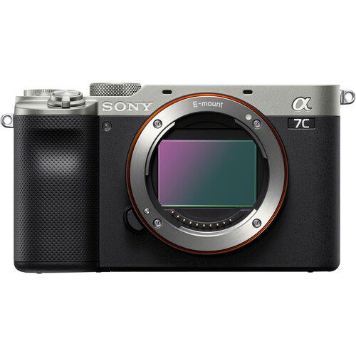 Sony Mirrorless Camera Body 24.2MP 4K Full-Frame E-mount a7C (Silver)