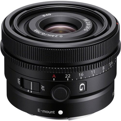 Sony Wide-Angle Prime Lens 24mm f/2.8 G Full-Frame E-mount SEL24F28G