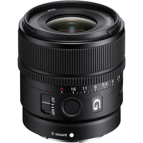 Sony Wide-Angle Prime Lens 15mm f/1.4 APS-C E-mount SEL15F14G