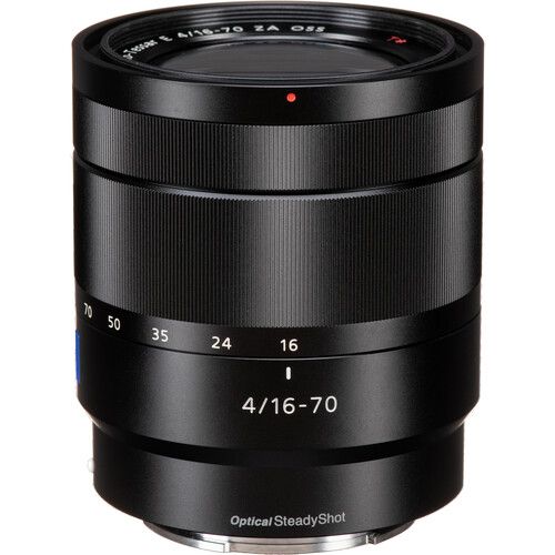 Sony Standard Zoom Lens 16-70mm f/4 ZA OSS APS-C Vario-Tessar T* E-mount SEL1670Z