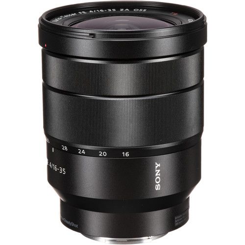 Sony Wide-Angle Zoom Lens 16-35mm f/4 ZA OSS Vario-Tessar T* Full-Frame E-mount SEL1635Z