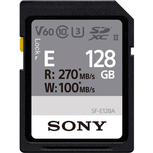 Sony Memory Card 128GB SDXC UHS-II SF-E128/T1