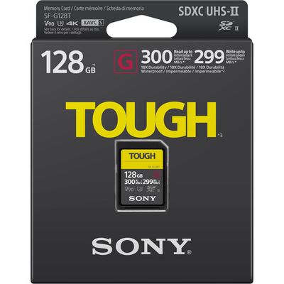 Sony Memory Card 128GB SDXC UHS-II TOUGH SF-G128T/T1