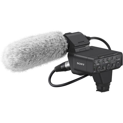 Sony XLR Audio Adapter Kit Digital Dual-Channel with Shotgun Microphone XLR-K3M