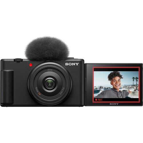Sony Compact Camera with Ultra-Wide 20mm Prime Lens ZV-1F for Vlogging and Creators