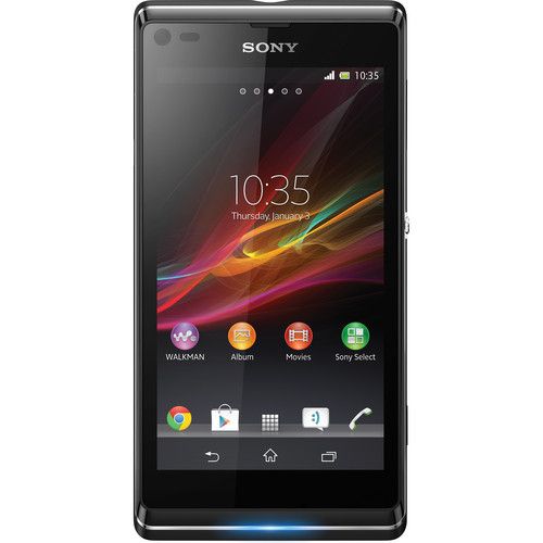 Sony Smartphone 8GB Unlocked Xperia L C2104 1271-1957 (Starry Black)