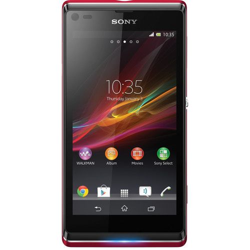 Sony Smartphone 8GB Unlocked Xperia L C2104 1271-1960 (Rose Red)