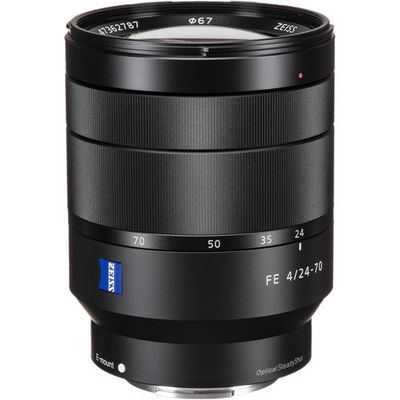Sony Standard Zoom Lens 24-70mm f/4 ZA OSS Vario-Tessar T* Full-Frame E-mount SEL2470ZB