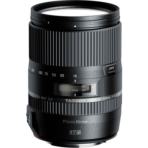 Tamron All-In-One Superzoom Lens 16-300mm f/3.5-6.3 Di II VC PZD AFB016N-7001 for Nikon