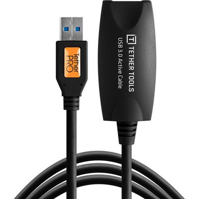 Tether Tools USB 3.0 Active Extension Cable 16ft/5m TetherPro CU3016 (Black)