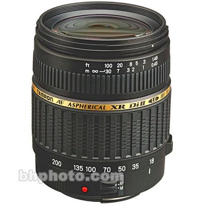 Tamron Macro Zoom Lens 18-200mm f/3.5-6.3 XR Di-II LD Asph. (IF) Macro Lens AF014C-700 for Canon EOS