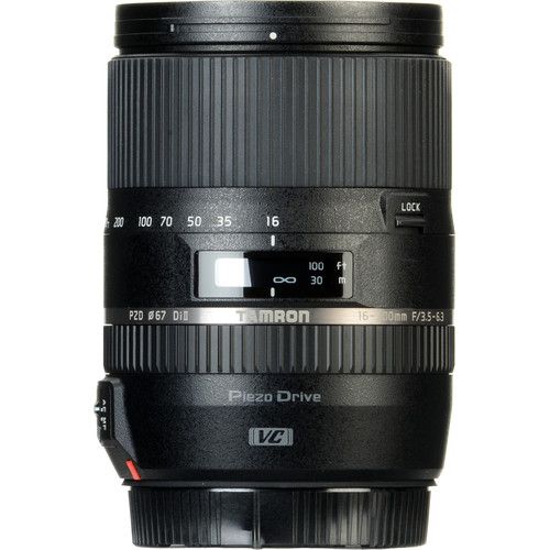 Tamron Macro Zoom Lens 16-300mm f/3.5-6.3 Di II VC PZD MACRO Lens AFB016C-700 for Canon