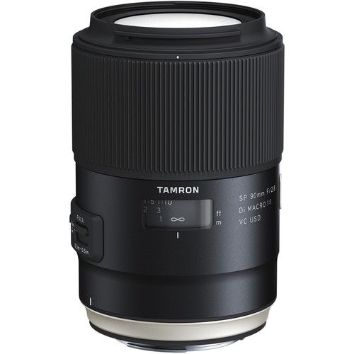 Tamron Macro Prime Lens 90mm f/2.8 Di 1:1 VC USD AFF017C700 for Canon EF