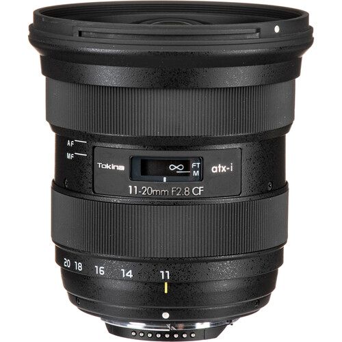 Tokina Ultra-Wide Zoom Lens 11-20mm f/2.8 CF ATX-I-AF120CFN for Nikon F