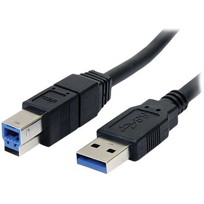 Tether Tools USB 3.0 Cable Male A to Male B 15ft/4.6m TetherPro CU5460 (Black)
