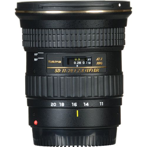 Tokina Wide-Angle Zoom Lens 11-20mm f/2.8 Canon ATXAF120DXN