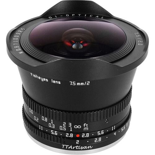 TTArtisan Fisheye Lens 7.5mm f/2 Fujifilm X A31B-FX (Black)